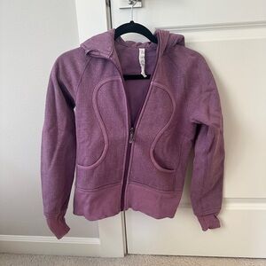 Lululemon Purple Long Sleeve Zip Up Hoodie Size 2